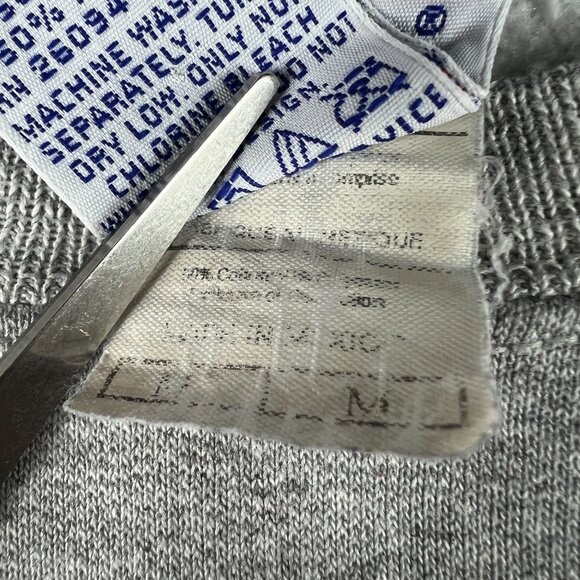 Y2K Champion Texas A&M Aggies Sweatshirt Medium Grey Faded Pullover Crewneck - Picture 10 of 16